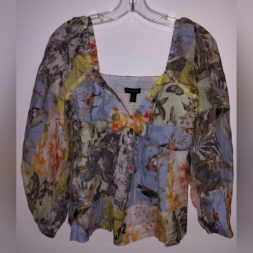 NWT Banana Republic Women's Raime Twist Front Blouse S